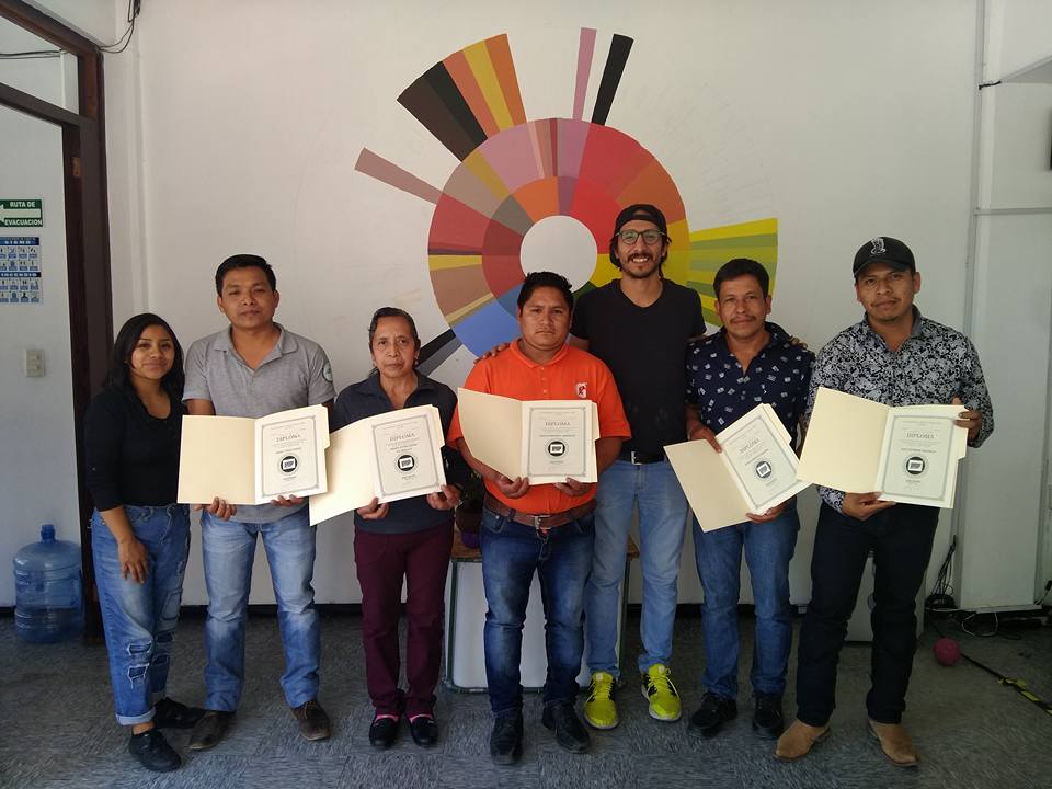 Conclusión de curso de tueste y catación a productores en la Academia Mexicana del Café