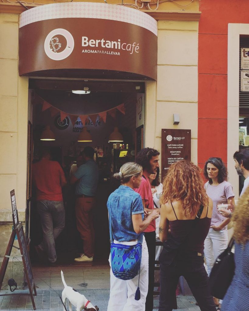 Bertani café, origen de la cultura del café de especialidad en Málaga.