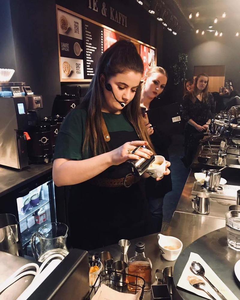Los establecimientos de café cuentan con baristas profesionales en Islandia
